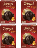Terry's Dark Chocolate Oranges - Pack of 4-5.11 oz Per Orange of Delicious Tasting Chocolate - Stocking Stuffer and Party Favors - Great for Sharing with Friends and Family