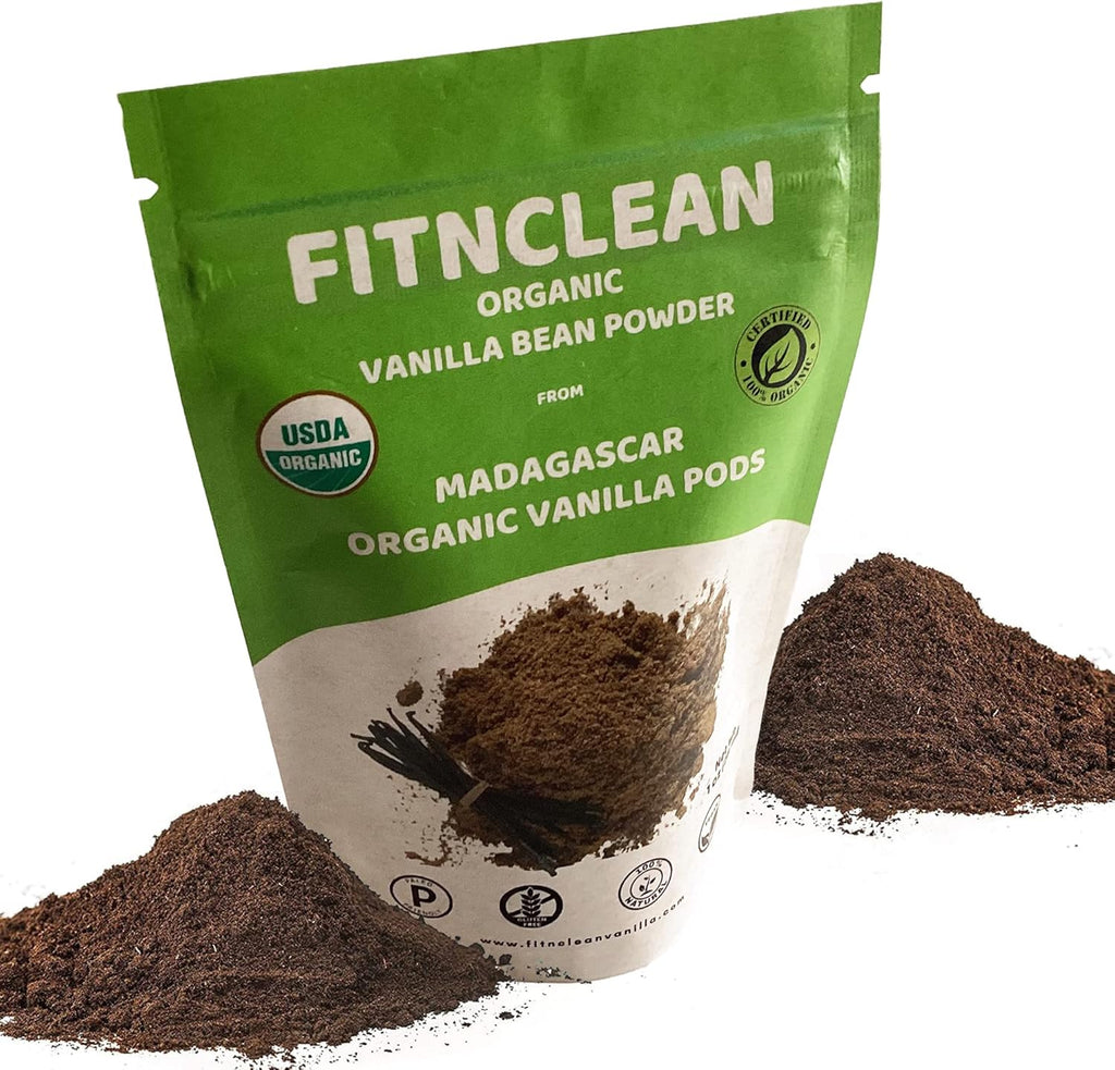 1oz Certified USDA Organic Madagascar Vanilla Bean Powder. Raw Natural Pure Unsweetened No Additives NON-GMO