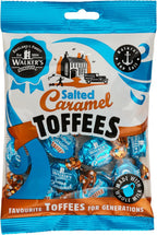 Walkers Nonsuch Salted Caramel Toffees Bag 5.29 Oz (150g) - British Chewy Butter Toffee Candy, Individually Wrapped with Anglesey Sea Salt, Imported from UK, Traditional English Sweets