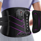 Back Brace for Lower Back Pain with 8X Powerful Bionic Support System, Back Support Belt for Men Women with 3D Lumbar Pad, Breathable Lumbar Support Belt for Scoliosis,Sciatica,Herniated Disc,Black,XX-Large(Waist:49.2-55.1 Inch)