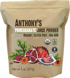 Anthony's Organic Pomegranate Juice Powder, 8 oz, Gluten Free, Non GMO, Vegan