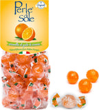 Perle di Sole Italian Orange Hard Candy Made in Italy - Italian Hard Candy Individually Wrapped - Orange Candies - Citrus Drops (7.05 oz | 200 g) Italian Gifts From Italy