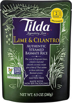 Tilda Legendary Rice Steamed Basmati, Lime & Cilantro, 8.5 Ounce (Pack of 6)