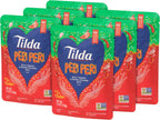 Tilda Ready To Heat Peri Peri Rice, No Artificial Colors, Flavors or Preservatives, Vegan & Vegetarian Friendly, Gluten Free & Non-GMO, 8.5 Ounce (Pack of 6)