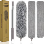 SetSail Dusters for Cleaning 100-inch Extra-Long Gap Duster with Extension Pole Bendable Microfiber Head Washable Ceiling Fan Cleaner Duster for High Ceilings, Floor