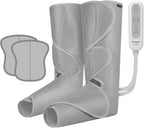FIT KING Air Compression Leg Massager, Pneumatic Compression Boots for Circulation & Pain Relief, Swelling, Edema, RLS - Foot and Calf Massager Gift for Mom Wife