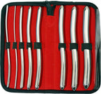 SURGICAL ONLINE 8 Hegar Medical Dilator Sounds Set 7.5inch Double Ended Instrument (Double Ended)