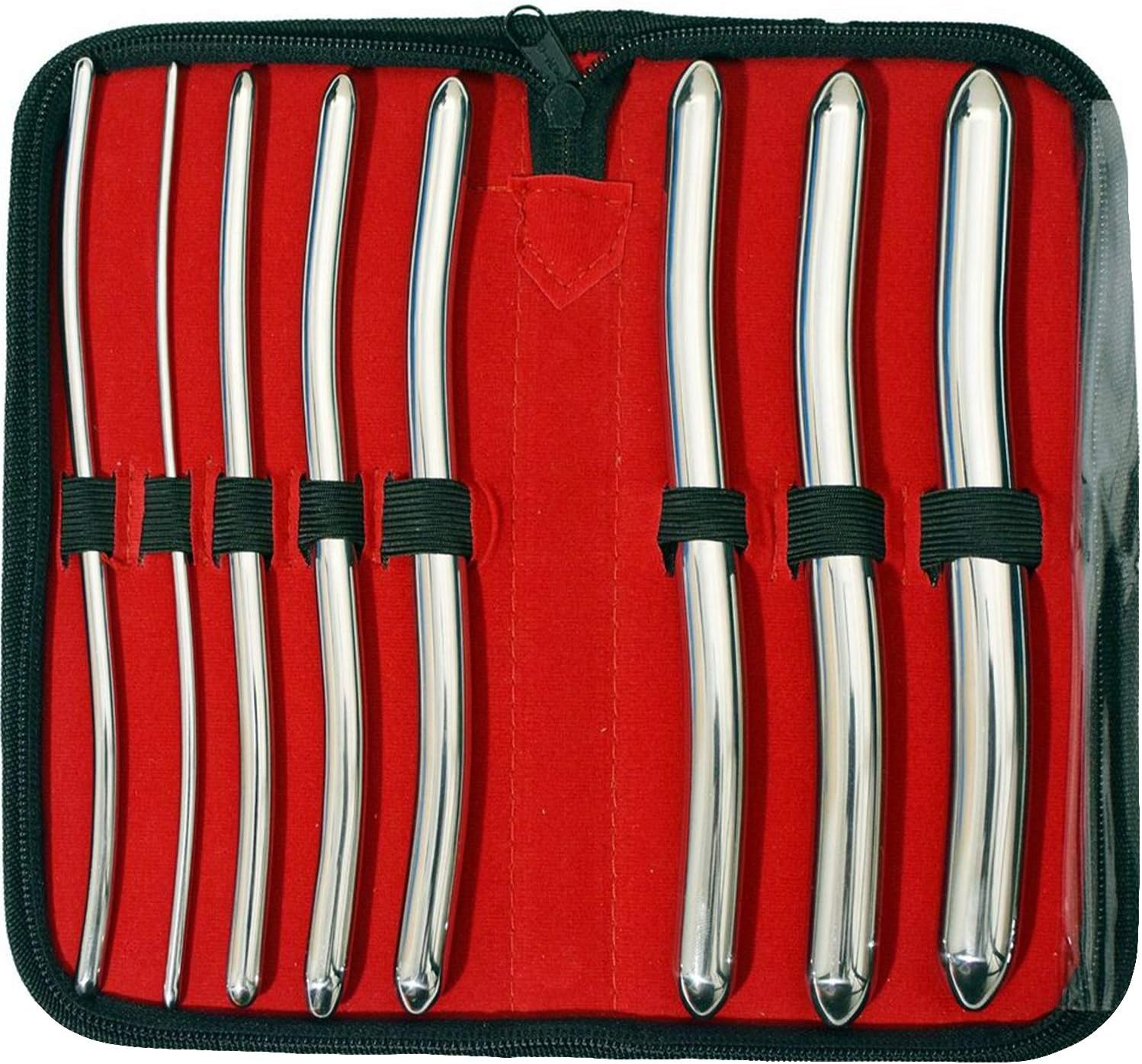 SURGICAL ONLINE 8 Hegar Medical Dilator Sounds Set 7.5inch Double Ended Instrument (Double Ended)