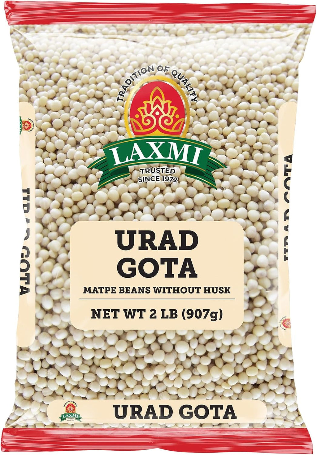 Laxmi Urad Gota (Black Lentils or Whole Matpe Beans) - Traditional Indian Foods - 2lbs
