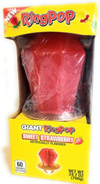 Giant Ring Pop 24.7 1.5 Lb Sweet Strawberry Large Christmas Holiday Candy Treat
