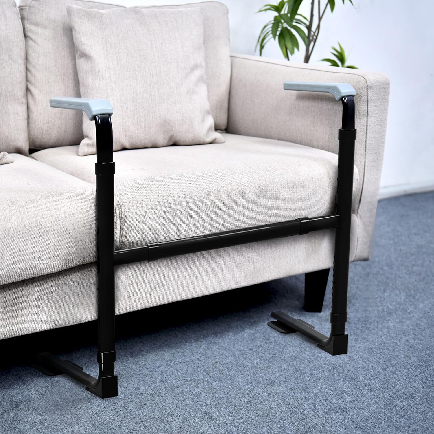 Sangohe Mobility Standing Aid Rail for Couch, Grab Bar Standing Aid for Seniors, Stand Assist for Chair, Assistance Handle for Patients, Elderly, Seniors and Disabled, Chair Couch Stand Assist, 504J