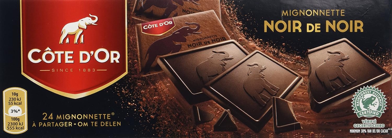 Cote d'Or - Mignonnette Extra Dark Chocolate (54% cacao) (Premium Belgium Chocolate) (8.5 Oz.)
