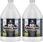 Belle Chemical 50% Pure Concentrated Vinegar – 12.5x Stronger – Indoor and Outdoor Cleaner (1 Gallon)