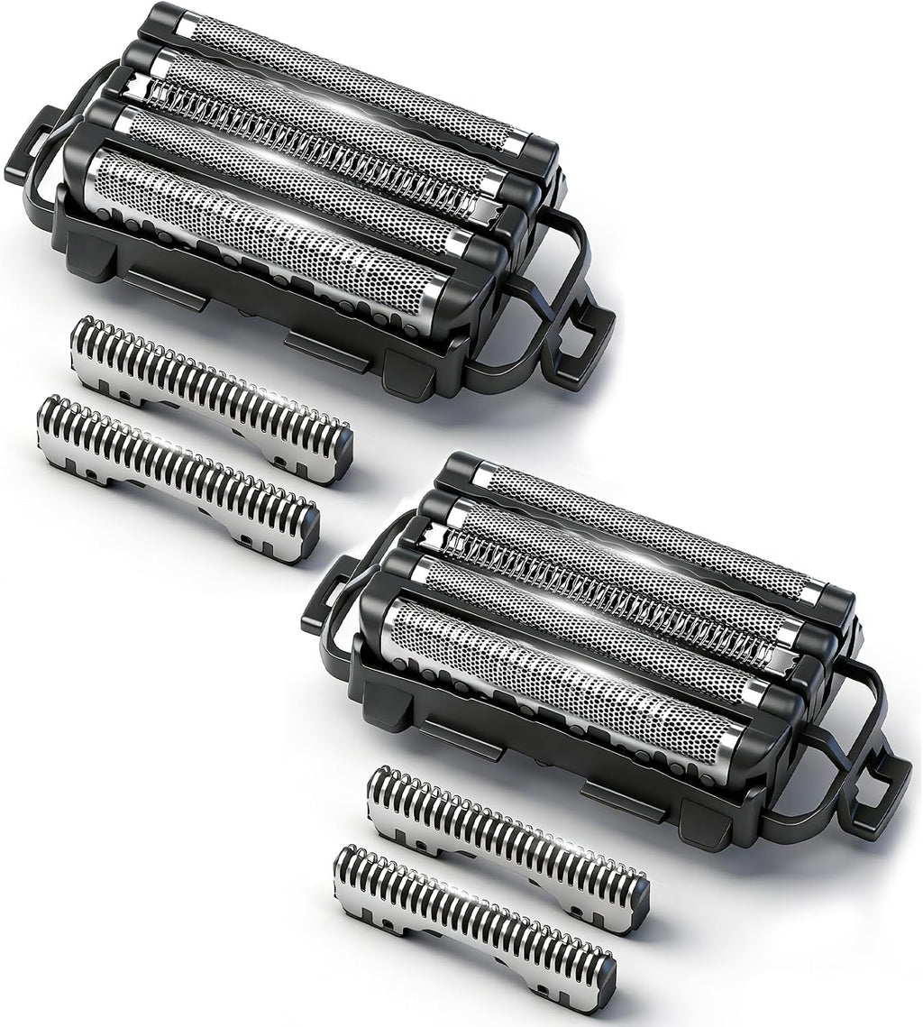Replacement Inner Blades & Outer Foils WES9032P Compatible with Panasonic ARC5 shavers ES-LV97-K, ES-LV67-K, ES-LV95-S, ES-LV65-S (2pack)