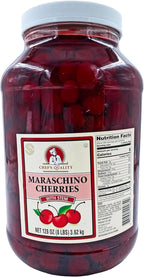 Chef's Quality Maraschino Cherries with stems gallon
