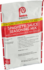 Lawry's Spaghetti Sauce Seasoning Mix, 12 oz - One 12 Ounce Packet of Spaghetti Seasoning Mix for Flavorful Spaghetti or Pizza Sauce, Best for Back-of-House Use
