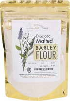 Breadtopia Organic Diastatic Malt Powder 8 oz. | Non-GMO Malted Barley Flour | No Additives, No Sugar, & No Fillers | Milled from Whole Malted Barley Kernel |