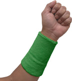 COUVER Absorbent Soft Durable 6 inch Extra Long Thick Sports Wristband Sweatband (1 Piece)