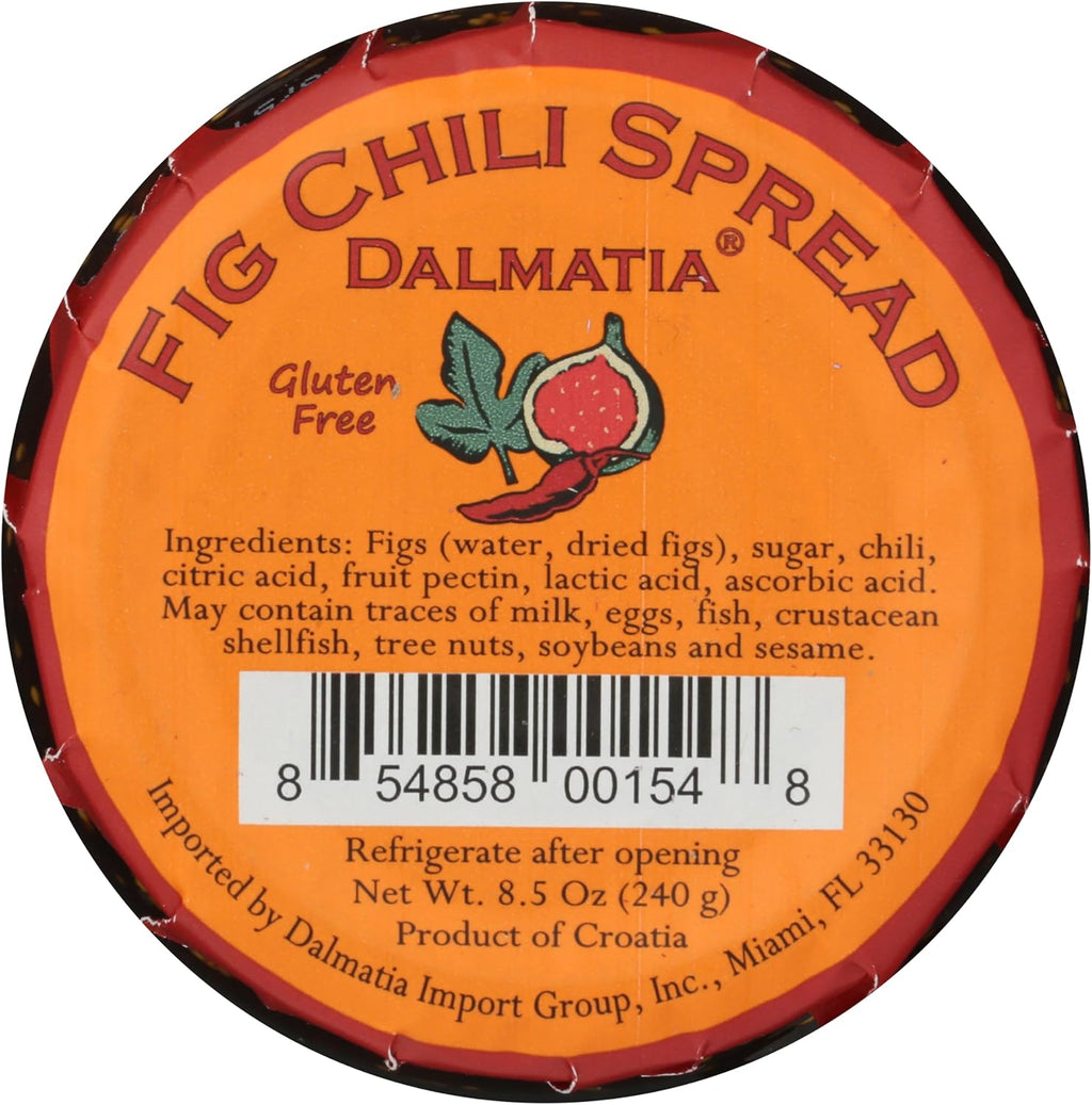 DALMATIA IMPORTS Chili Fig Spread, 240 GR
