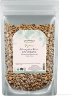 Starwest Botanicals Organic Astragalus Root - Dried Herb for Tea, Cut & Sifted, Certified Kosher, Non-GMO - 4 oz Pouch