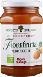 Rigoni di Asiago Fiordifrutta Organic Fruit Spread, Apricot, 8.82 Ounce Pack of 6