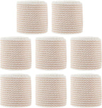 Beaupretty 8pcs Elastic Sports Bandage Wraps with High Elasticity and Breathable Self-Adhesive Yellow Tape for Knee Ankle Wrist Injury Prevention and Athletic Compression