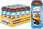 International Delight Iced Coffee, Mocha, Grab and Go Coffee Drinks Made with Real Milk and Cream, 15 FL OZ Can, 12 Count