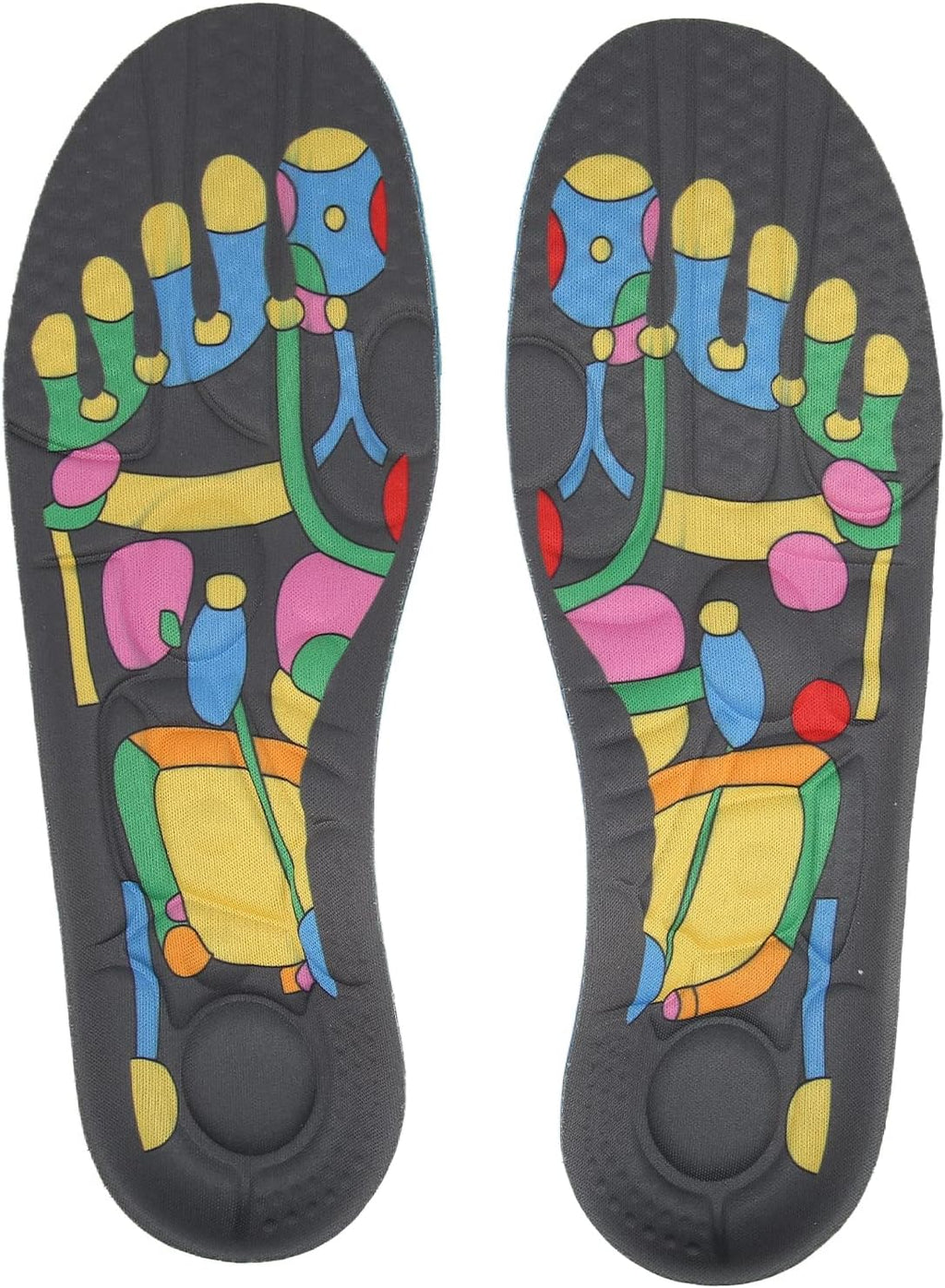 Magnetic Insole, Acupressure Massage Shoe Inserts for Plantar Fasciitis, Orthotic Insole for Men Women Pain Relief(S Code)