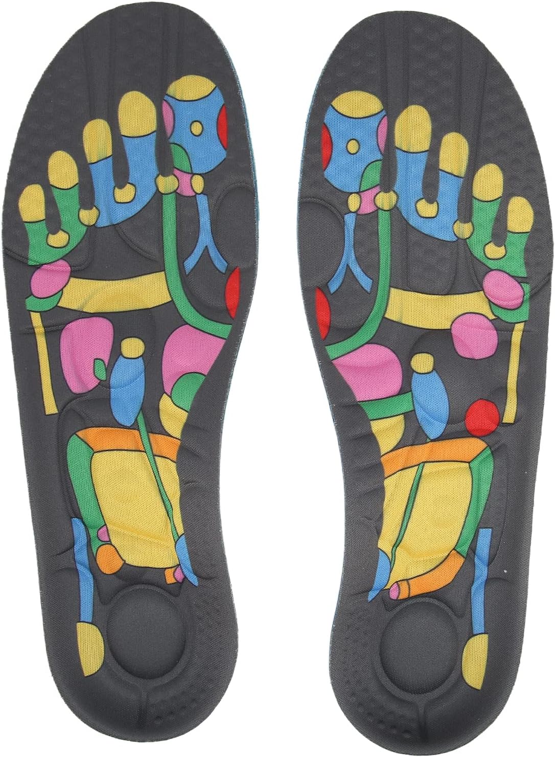 Magnetic Insole, Acupressure Massage Shoe Inserts for Plantar Fasciitis, Orthotic Insole for Men Women Pain Relief(S Code)