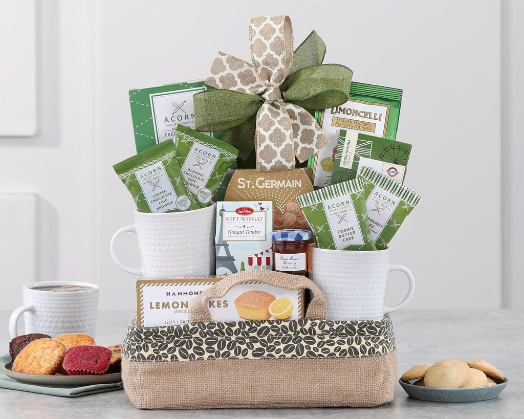 Wine Country Gift Baskets Coffee, Snacks and Tea Gift Basket
