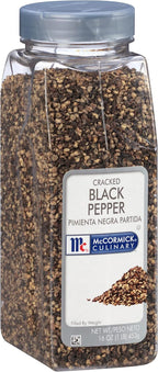 McCormick Culinary Cracked Black Pepper, 16 oz