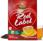 Red Label Tea | Loose Tea | Premium Brooke Bond | Black Tea | Indian Chai | Rich & Refreshing Flavor | Compatible for Chai | 450 Grams (Pack of 1)