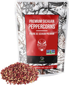 Soeos Sichuan Peppercorns, 4 Ounce(113g), Authentic Szechuan Red Peppercorn, Numbing and Tingle Effect, Less Seeds, Strong Flavor, Essential for Mapo Tofu, Kung Pao Chicken and Asine Cusine
