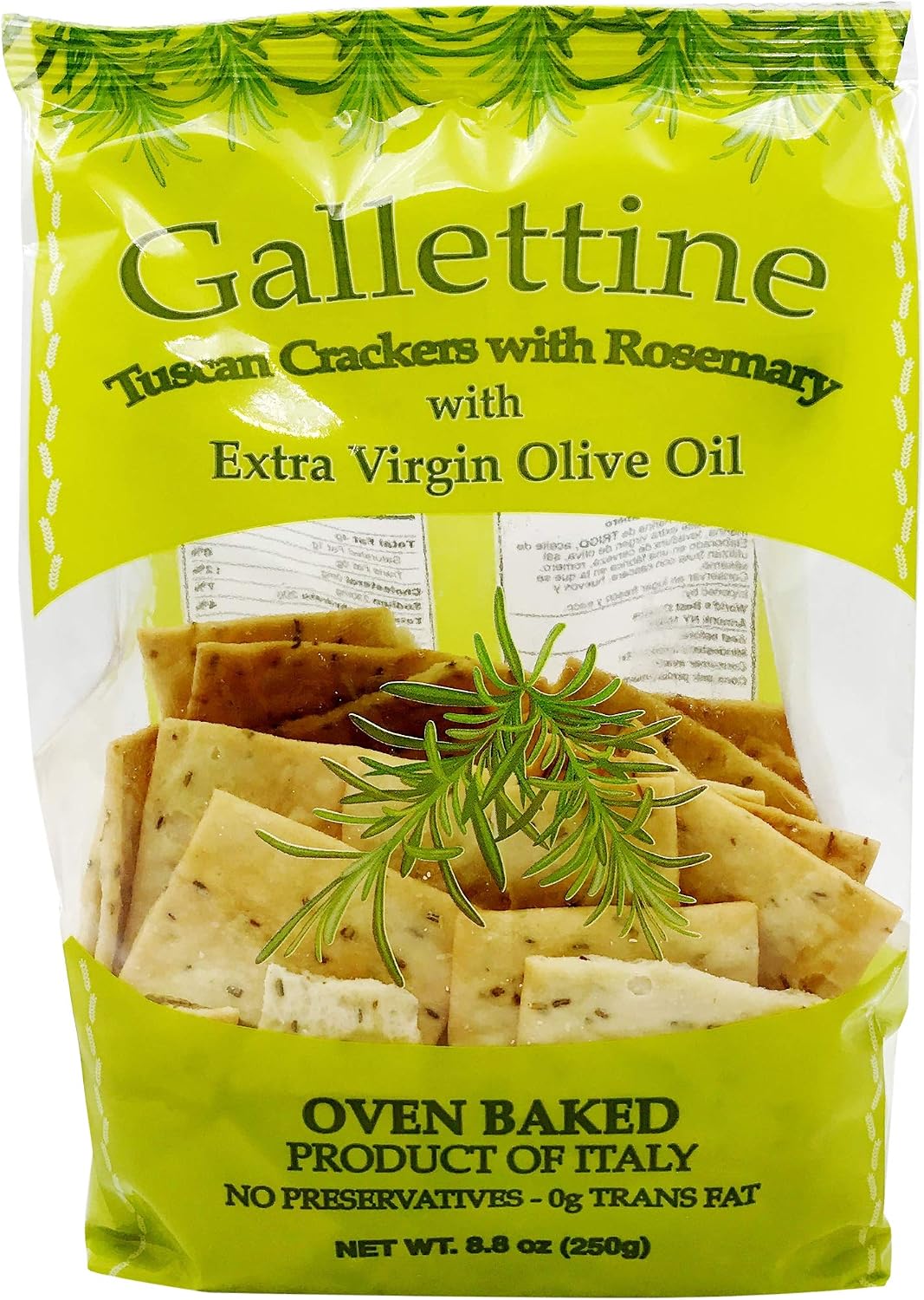 Sir Richards Rosemary Gallettine Crackers, 8.8 Oz