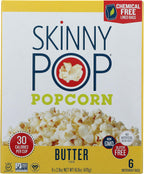 SKINNY POP Butter Microwave Popcorn, 16.8 OZ