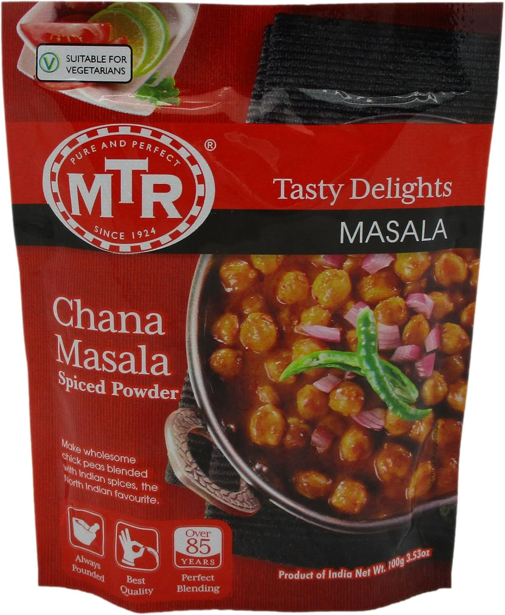 MTR Chana Masala Powder Tasty Delights, 100G