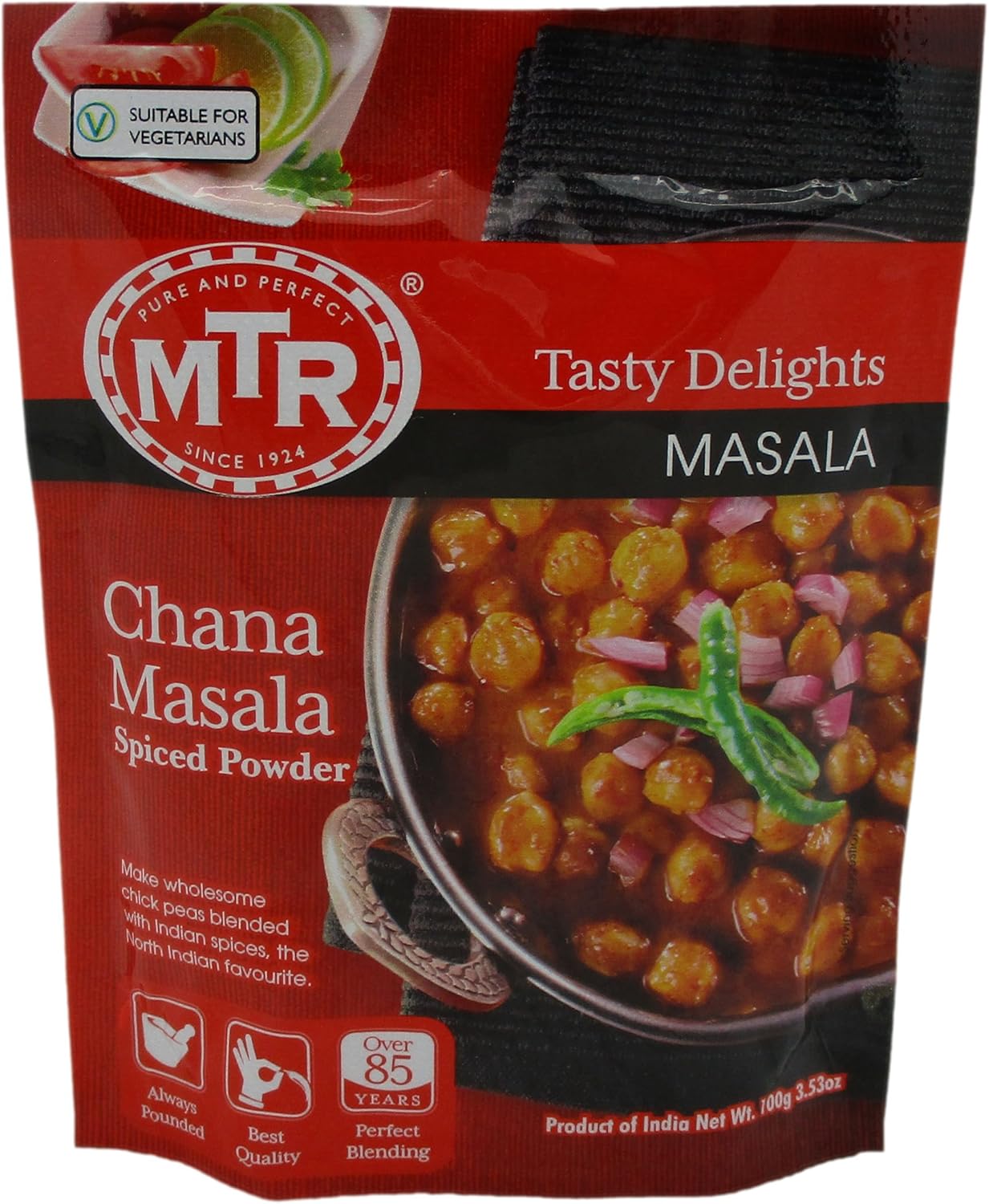 MTR Chana Masala Powder Tasty Delights, 100G