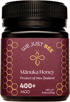 Raw Manuka Honey MGO 400+ | Premium New Zealand Honey – Supports Wellness with Natural Properties | 100% Pure, Sustainably Sourced | Ideal for Tea, Toast, & More – 250g/8.8oz