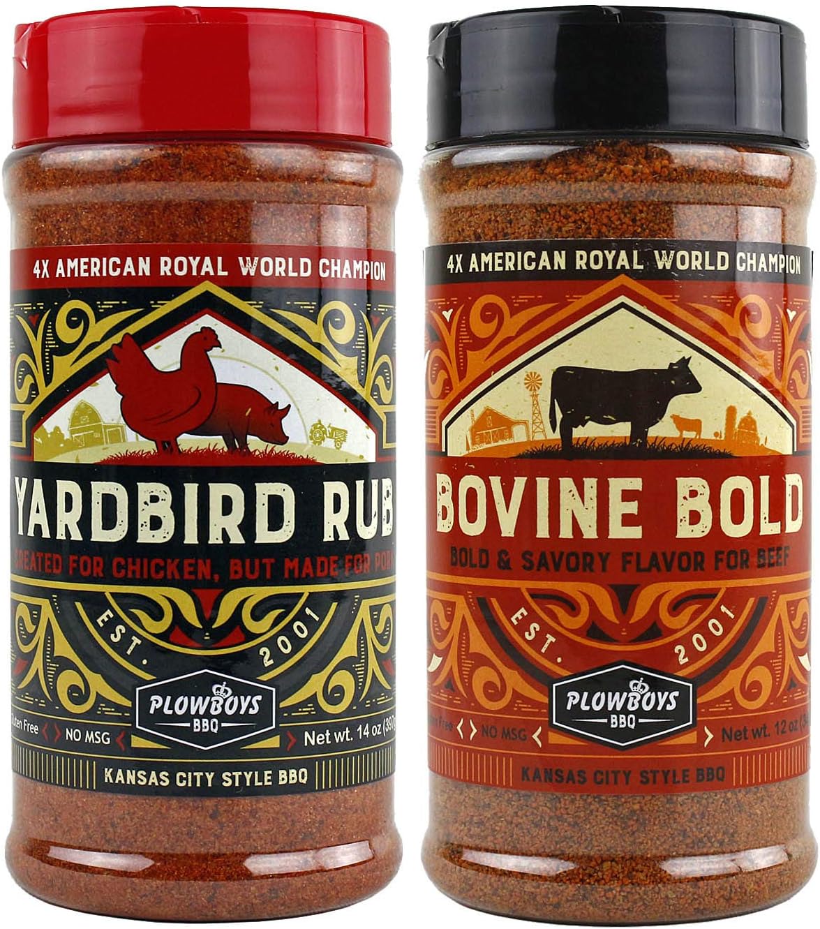 Plowboys BBQ Seasonings and Rubs – Award-Winning Championship Spice Blends for Grilling, Smoking, and Cooking