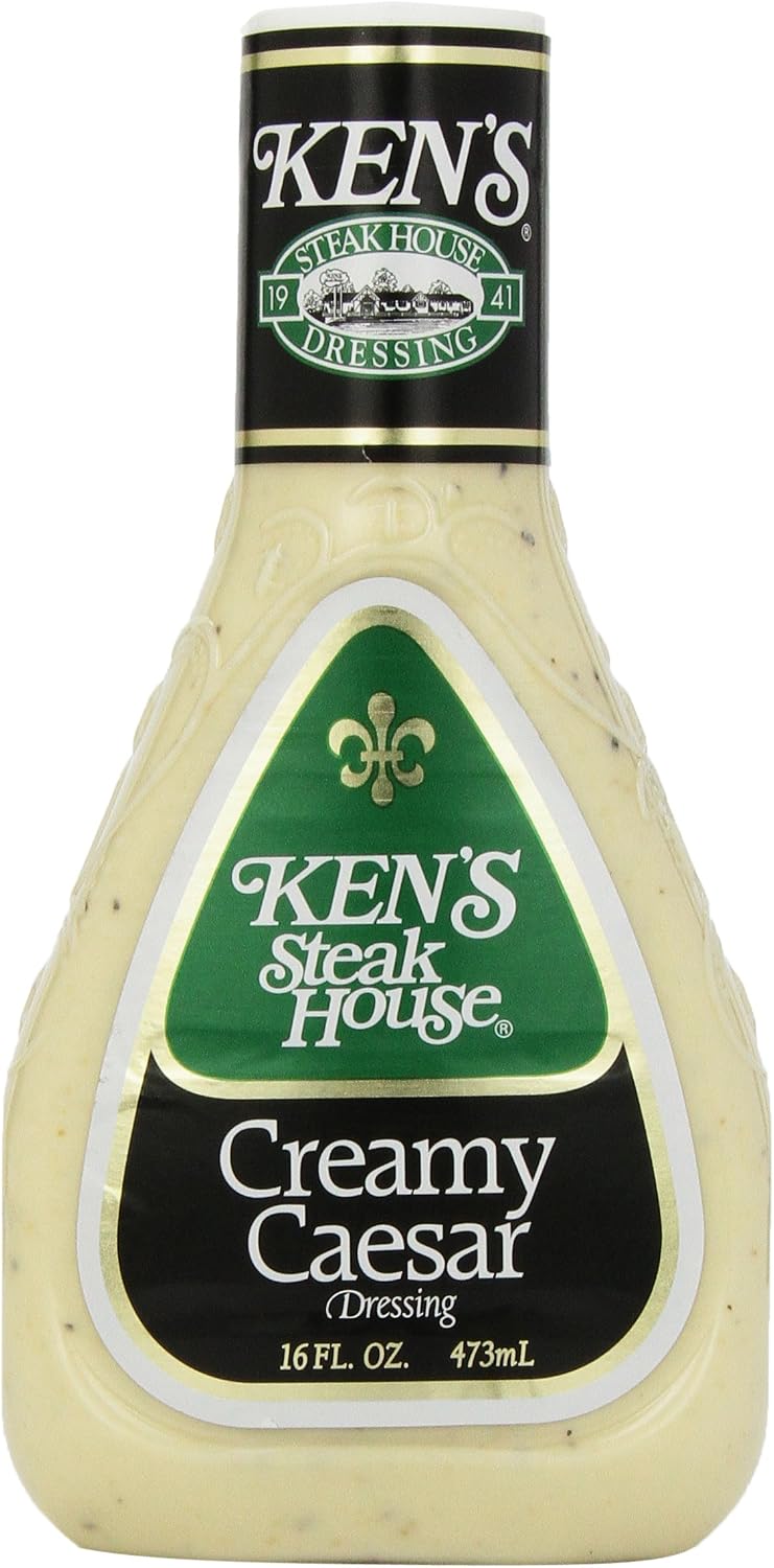 Ken's Foods Creamy Ceasar Salad Dressing, 16 oz