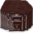 Ghirardelli Rich Chocolate Premium Hot Cocoa Mix | 1.5 oz Packets (Pack of 30) | Indulgent Hot Chocolate Drink Mix Made with Real Cocoa for Coffee, Desserts, and Baking