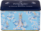 New English Teas Daisies Peter Rabbit Tea Tin with 40 English Breakfast Teabags…