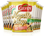 Gefen, Instant Noodle Soup Cup, Fat Free, 2.3oz, (12 pack) No MSG, Chicken Soup Flavor