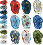 Toulite 90 Pcs Adhesive Eye Patches for Kids Boys Breathable Boy Eye Patch Bulk Cute Adhesive Bandages for Amblyopia Light Blocking Lazy Eyes Toddler Boys Girls, 9 Styles