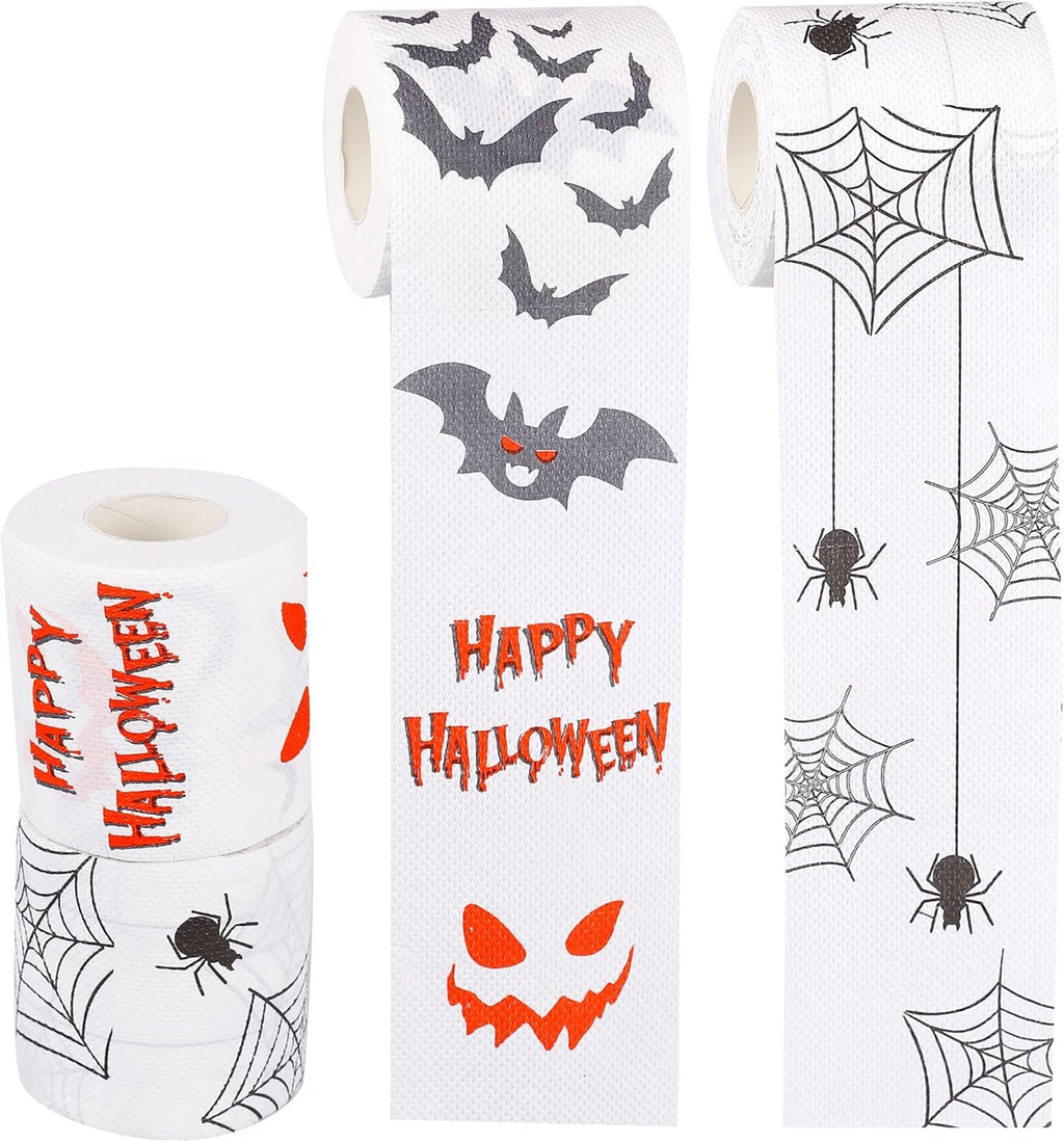 Toilet Paper - 2 Rolls for Halloween Decor. Party Favor & Decr