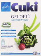 Cuki - Gelopiù Freezer Bags, Large Size (29 x 42 cm) - 3 Packs of 15 Pieces [45 Pieces]