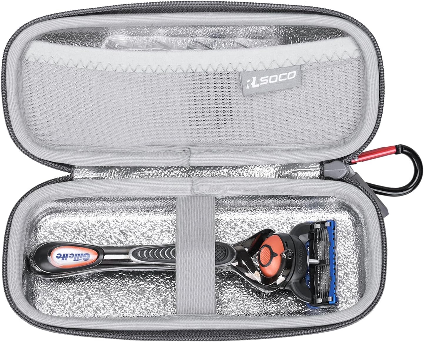 RLSOCO Case for Razors,Hard Case Compatible With Gillette Fusion5 & Proglide Shield Men's Razor (Bag Only)