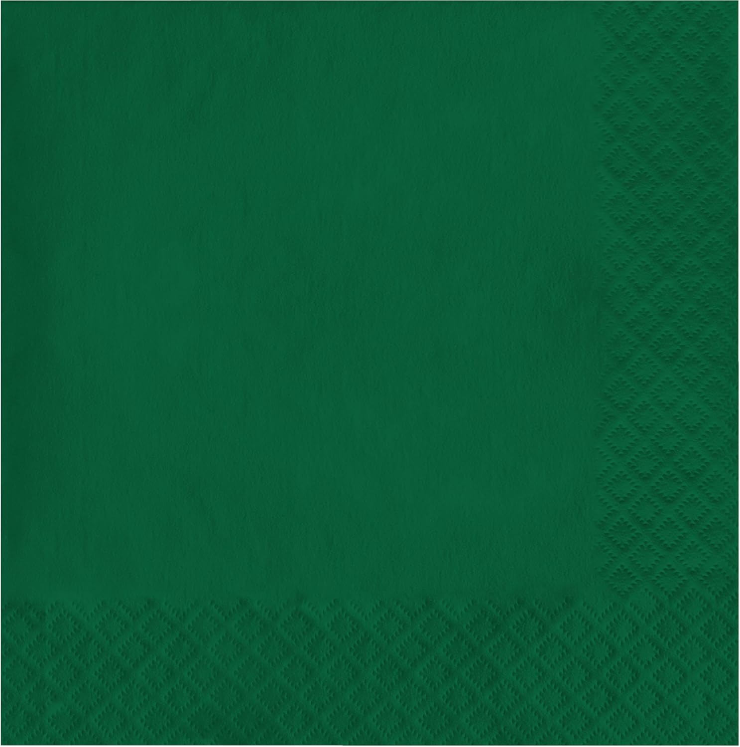 Hunter Green Luncheon Napkin, 2 Ply, Solid