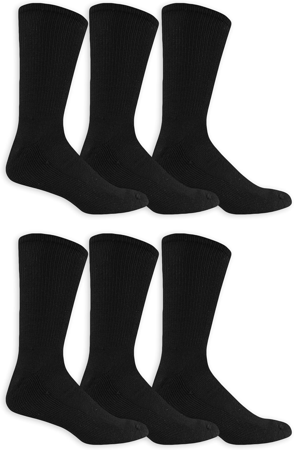 Dr. Scholl's Men's Diabetes & Circulator Socks - 4 & 6 Pair Packs - Non-binding Moisture Management