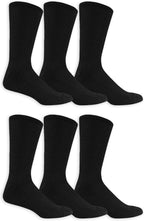 Dr. Scholl's Men's Diabetes & Circulator Socks - 4 & 6 Pair Packs - Non-binding Moisture Management